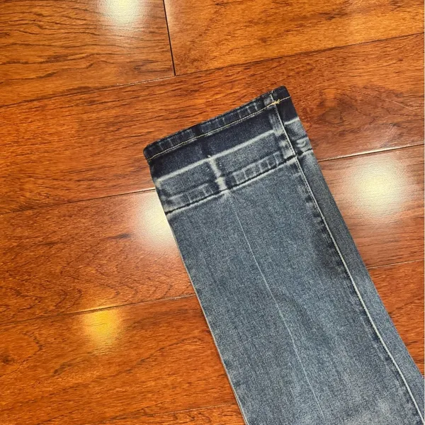 Flying Monkey Dark Wash Straight Leg Jeans Size 25 - Image 3