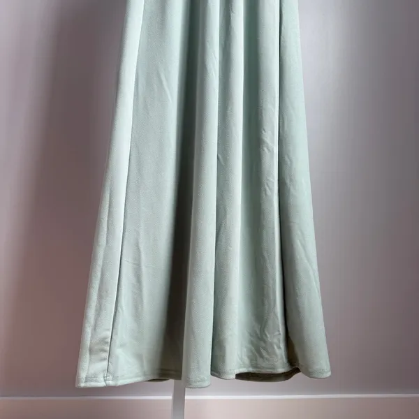 Birdy‎ Grey sz M green flutter sleeve maxi dress - Image 10