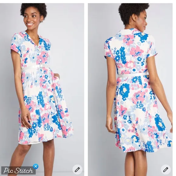 Modcloth Exciting Find Floral Dress - Image 2