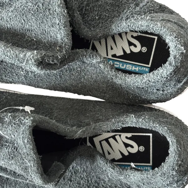 NEW Vans Diamo Ni hairy Suede Sneakers 8 men's 9.5 women's Black White‎ - Image 5