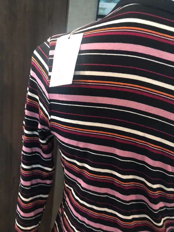 A New Day NWT Size medium striped long sleeve top - Image 3
