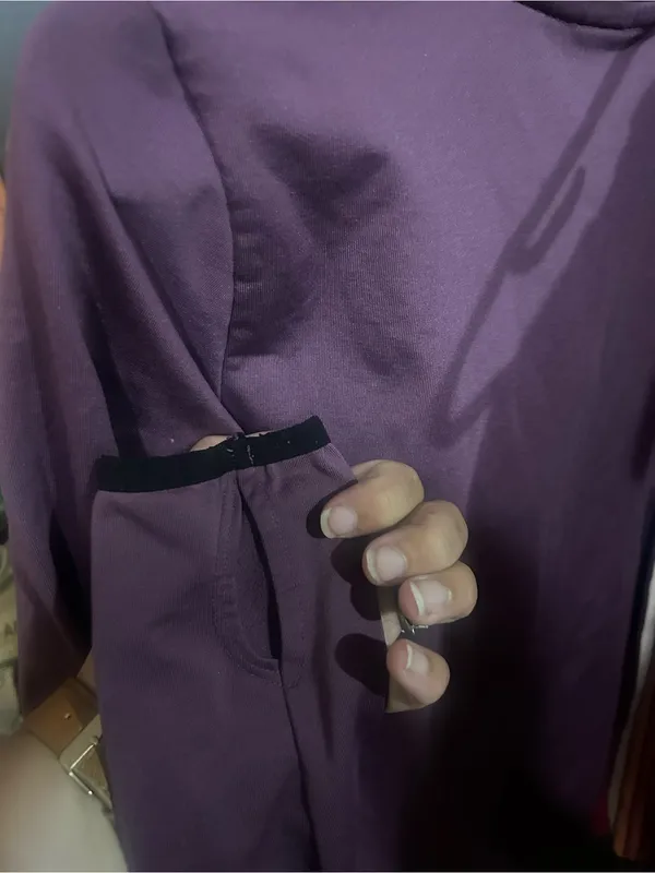 Victoria’s Secret purple Pullover with Dog Logo Quarter-Zip - Image 5