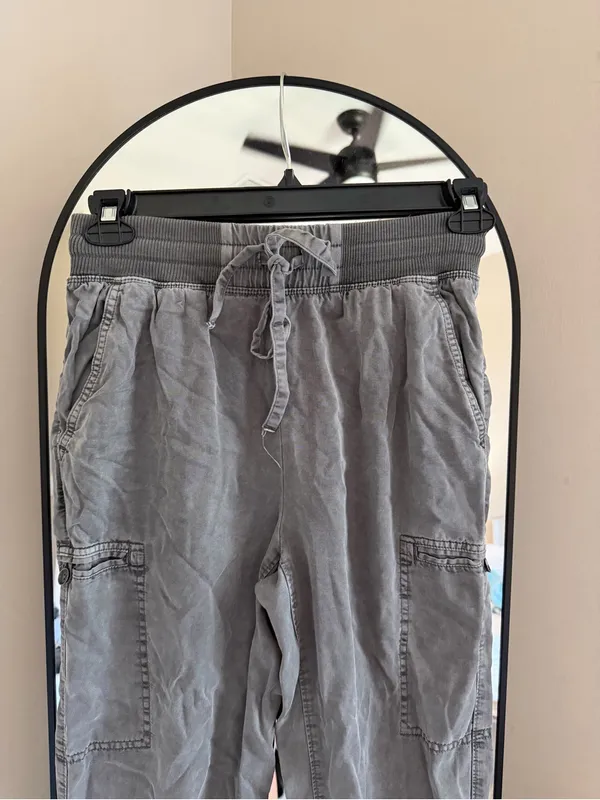 aerie Gray Cargo Jogger - Image 2