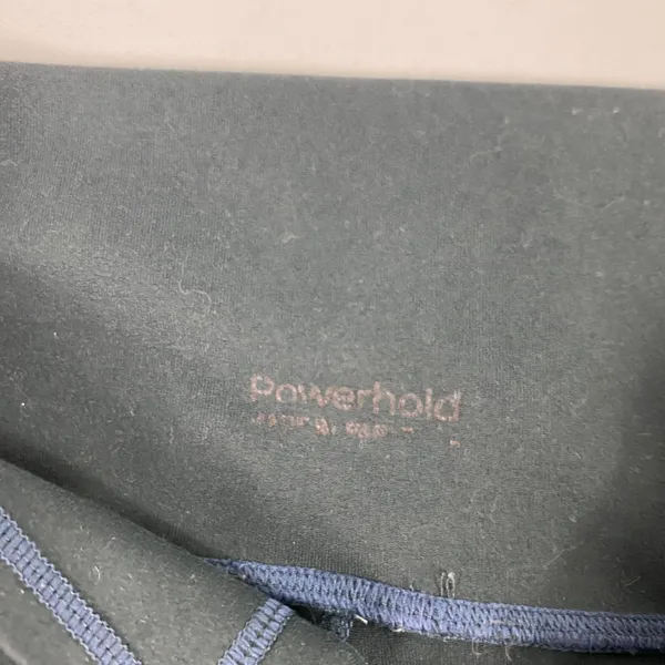 Fabletics Powerhold Leggings Womens Small Black Navy‎ High Rise Pocket - Image 6