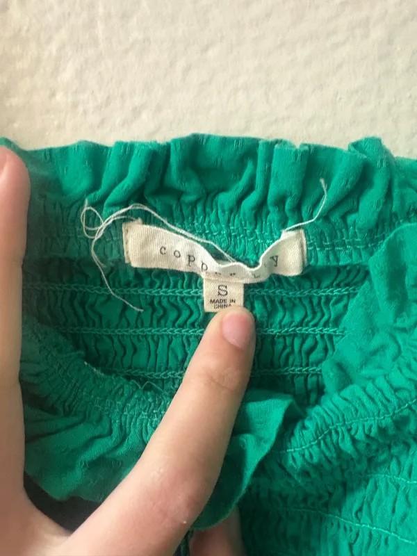 Dillard's Green babydoll dress - Image 3
