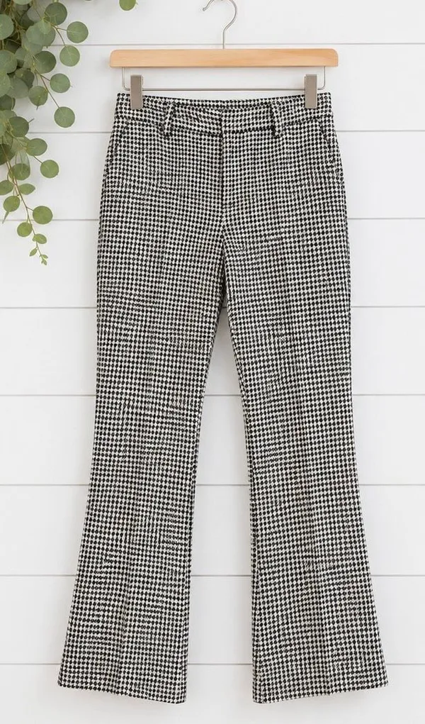 Ralph Ralph Lauren Vintage houndstooth wool trouser pant size 2 - Image 8