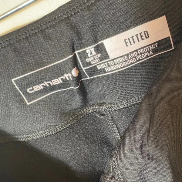 Carhartt Fitted 2X Black Utility Work Pants Women's‎ Short Stretch Pocket - Image 7