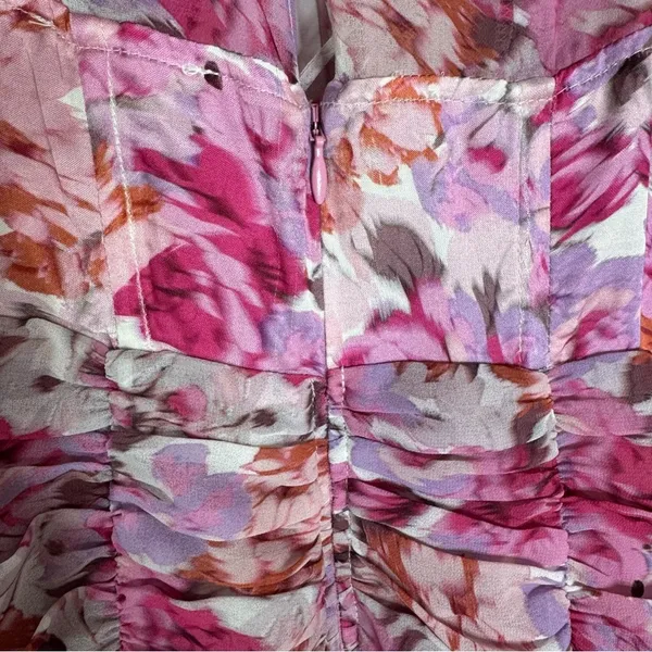 NWT For Love and Lemons Sofia Mini Dress Pink Floral Size XS - Image 12