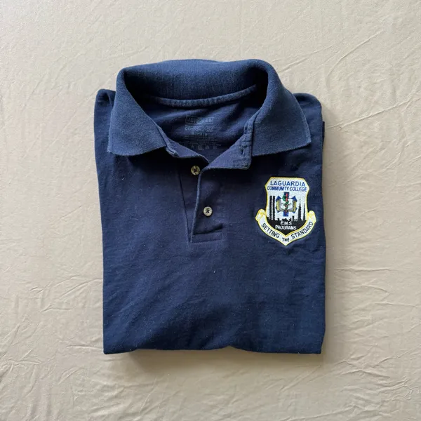Jerzees Laguardia Community College Preppy Polo Shirt - Image 2
