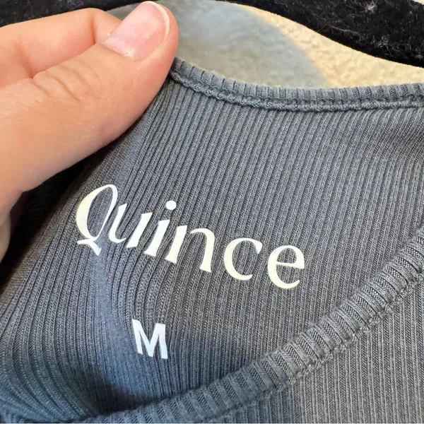 Quince Tencel Carbon Grey Jersey Maxi Dress Womens M NWOT Casual Basic Closet - Image 5