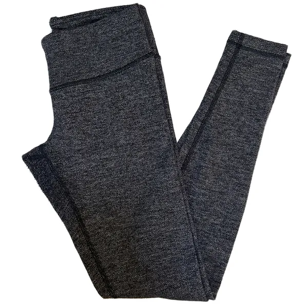 lululemon athletica wunder under tights | grey herringbone - Image 2