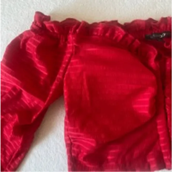 Red crop top long sleeve‎ - Image 5