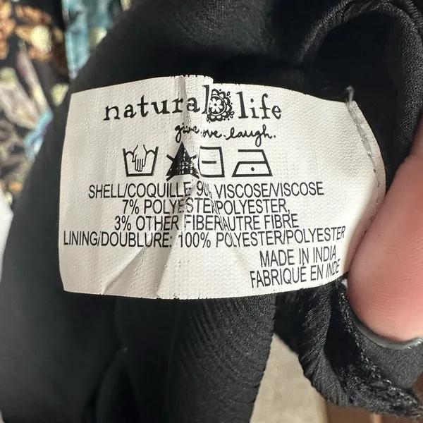 Natural Life The Alice Floral‎ Metallic Maxi Dress Womens XS Sleeveless Tiered - Image 10