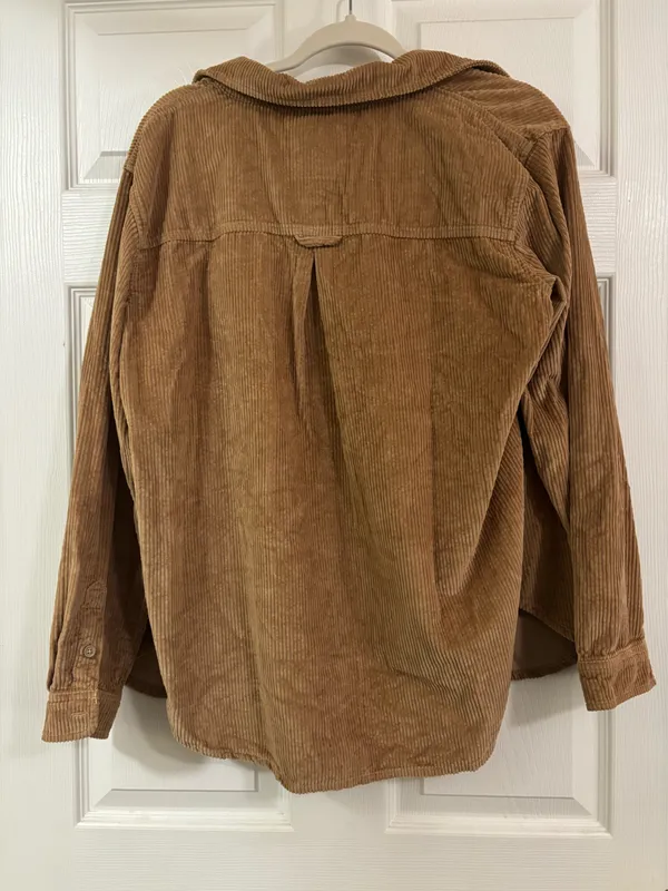 American Eagle Corduroy Suede Shacket - Image 2