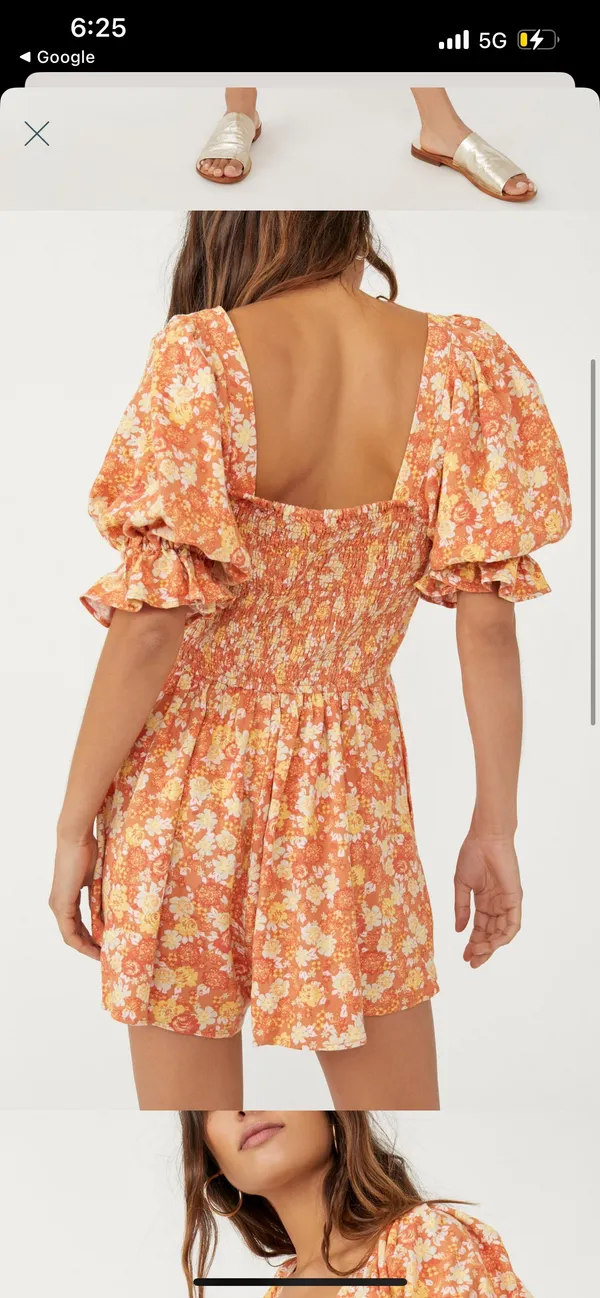 Free People Floral Romper - Image 2