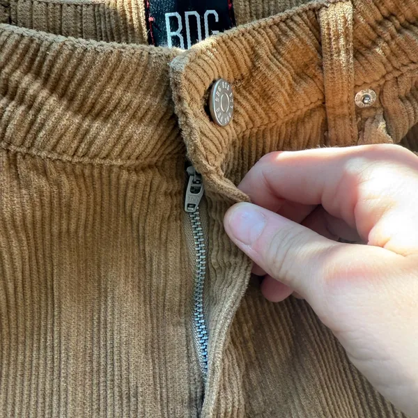 BDG Brown Corduroy Straight Leg Pants‎ - Image 6