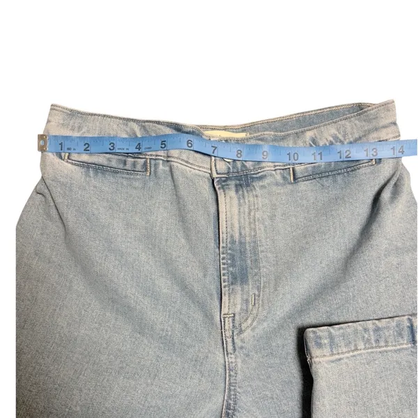 Madewell Emmett Wide-Leg High-Rise Jeans Light Wash Size 27 Cropped‎ Denim - Image 6