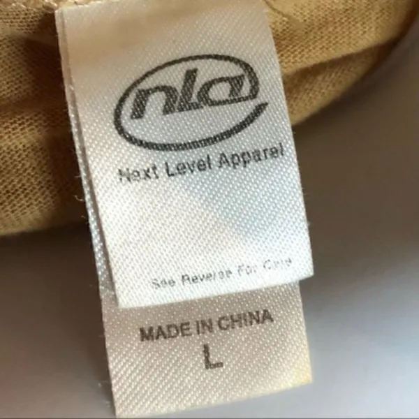 Next Level Apparel Oak Cliff Dallas Texas Fitted TShirt Tan J L - Image 8