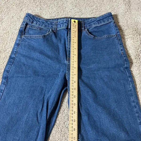 Carhartt Womens Bootcut Jeans Blue Denim Mid Rise BD8374-B Gorpcore‎ Size 16 - Image 7