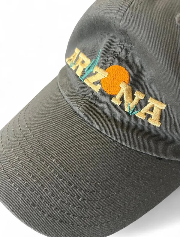 Arizona Embroidered Baseball Cap Green - Image 4