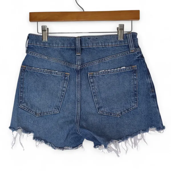 Gap Shorts Womens 0R 25 (29x4) Blue‎ High Rise Stride Short Dark Wash Denim - Image 2