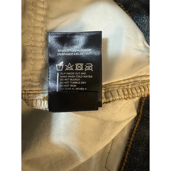 VBRT [XPT894] Long Horn Digital Horse Print Baggy Barrel Jeans NWT Size Small - Image 8