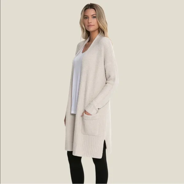 Barefoot Dreams CozyChic Lite Long Weekend Cardi - Image 3