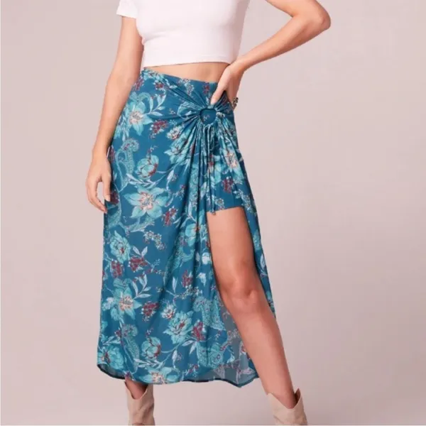 band of the free NWT Celine Floral midi skirt/ small - Image 4