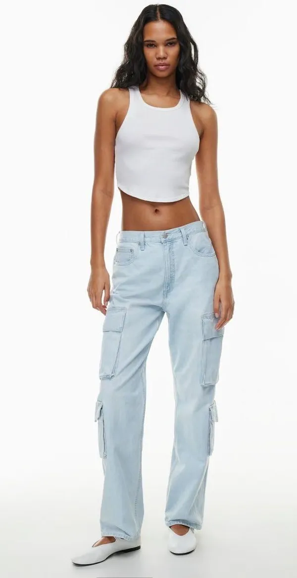 Aritzia Denim Forum The '90s Lite Lo-rise Cargo Jean - Image 2