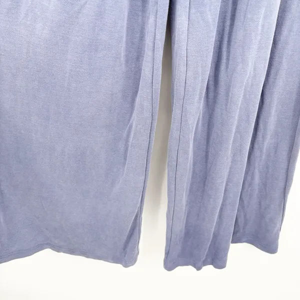Free People Movement Womens Wide Leg Modal Lounge Boho Slouchy Pants Blue Size M - Image 4