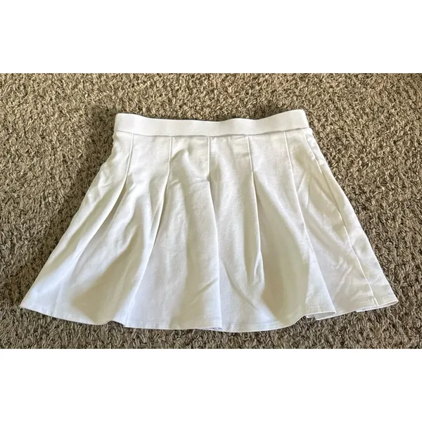 Wild Fable Women's White Pleated Mini Skirt Size Small‎ - Image 5