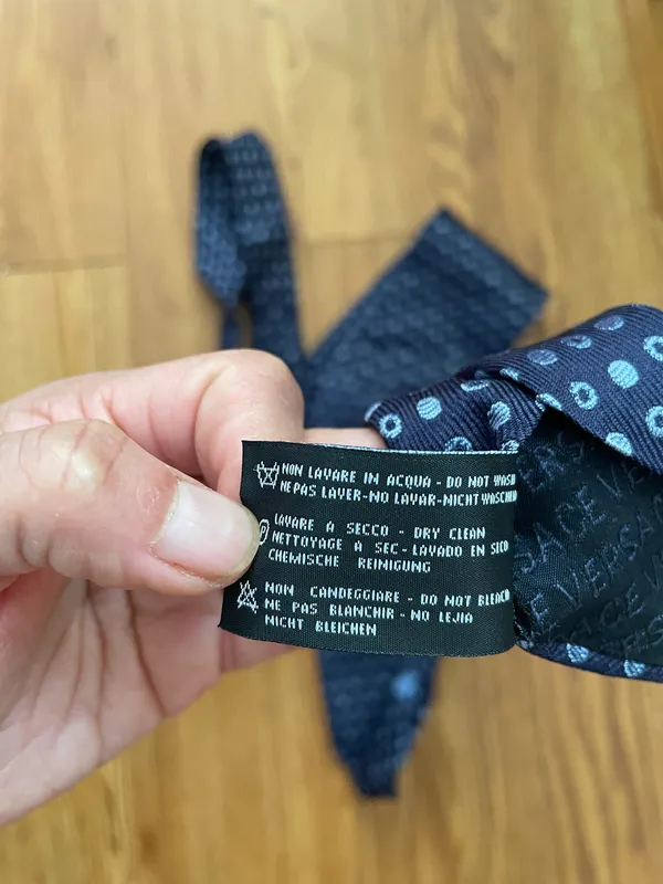 Versace silk tie  - Image 7
