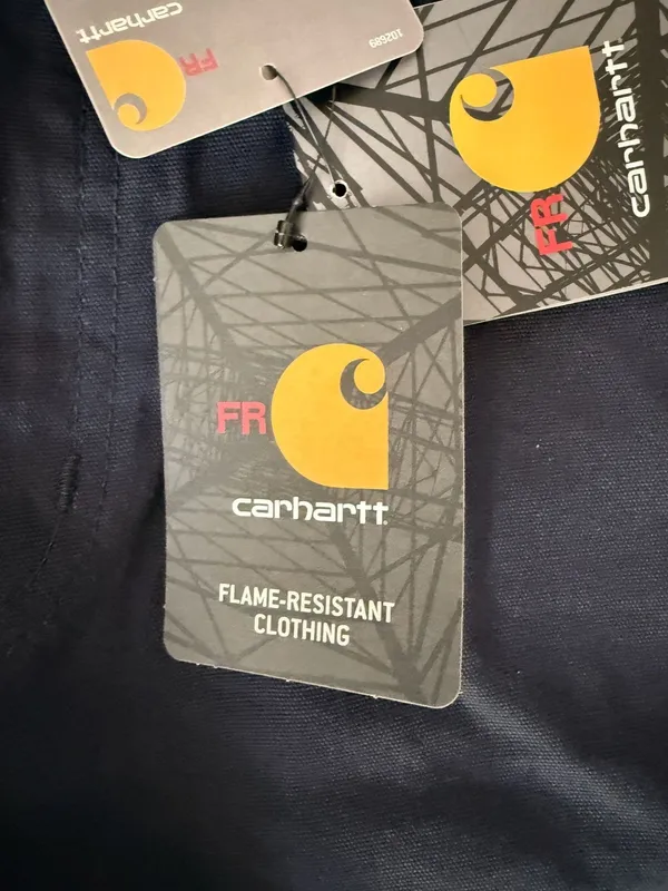 Carhartt Women's FR Rugged Flex Canvas Pant Original Fit Navy Size 6 Regular 102 - Image 5