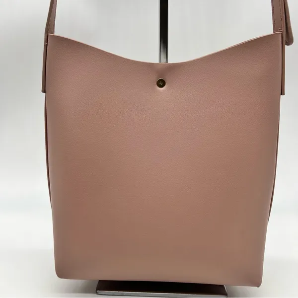 Samara Dusty Rose Crossbody Bag with Minimalist Clean Design Adjustable Strap - Image 5