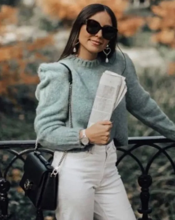 ZARA Sage/Mint Green Sweater - Image 5