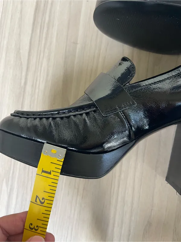 Steve Madden Black Patent Loafers for Women - Image 14