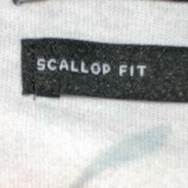 PacSun Floral Scallop Fit‎ T-Shirt XL Pastel Graphic Tee - Image 4