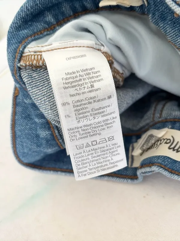 Madewell Light Blue High-Rise Denim Jean Shorts - Image 5