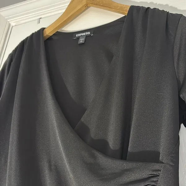 NWOT Faux wrap style top - Image 6
