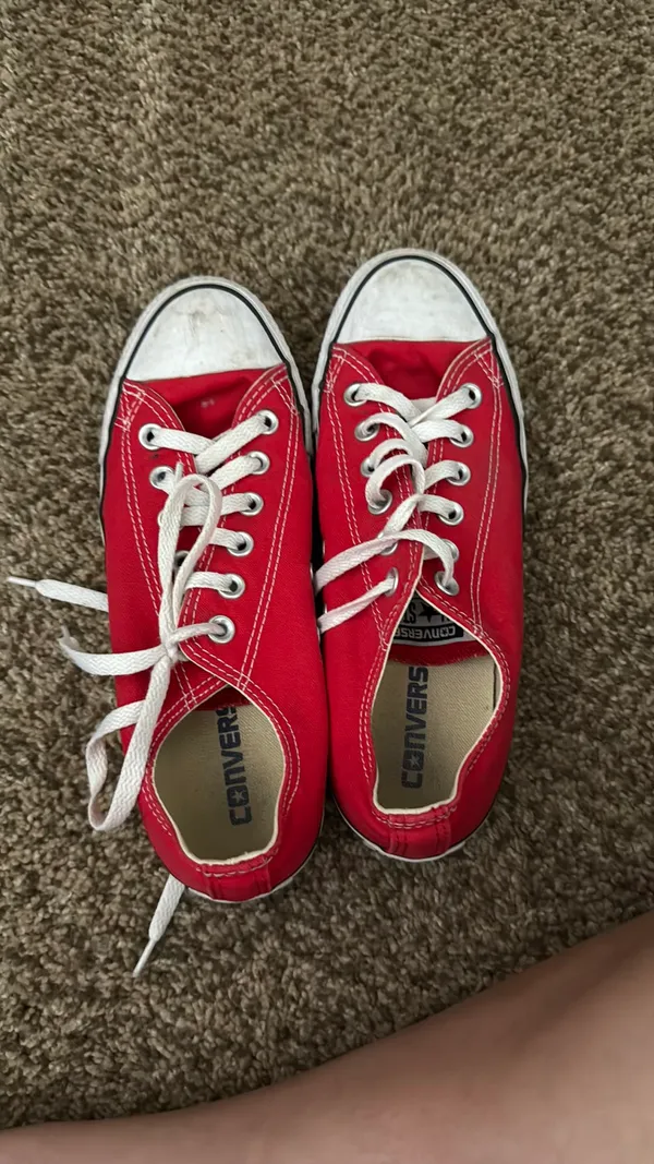 Converse Low-Top Sneakers Red - Image 3