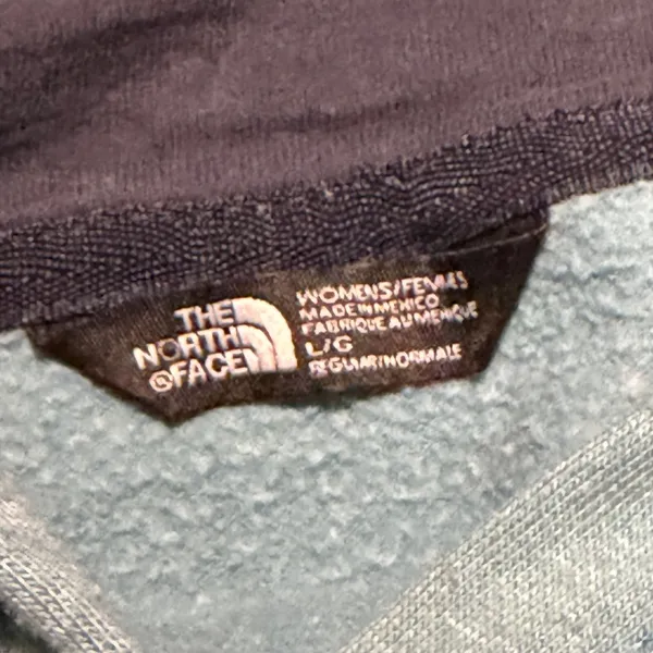 The North Face Womens Blue Shaped By Expedition Graphic Pullover Hoodie Large - Image 5