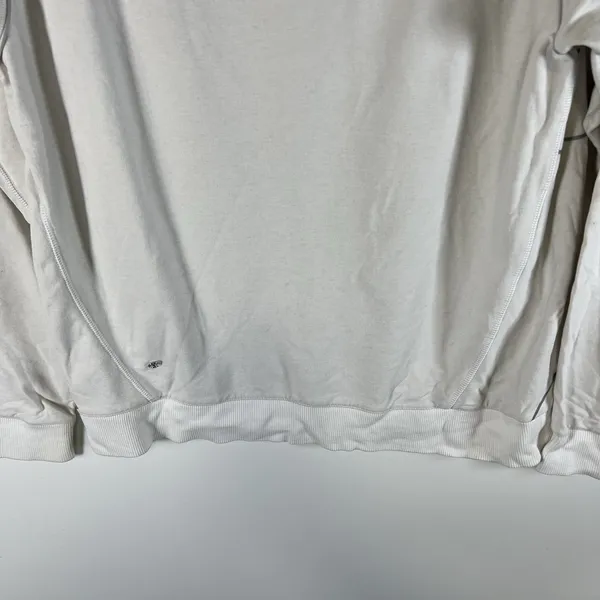 Lululemon Love Pullover Reflective Sweatshirt Top Size 10‎ white Preppy Running - Image 8