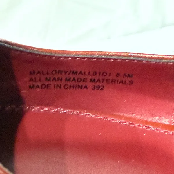 STEVEN by Steve Madden Deep Red‎ Mallory Flat Size 8.5 - Image 9
