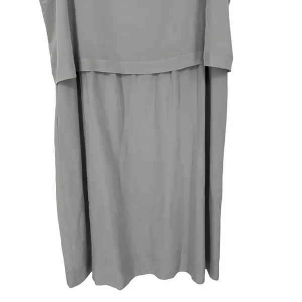 NWT Madewell Womens Silk Camisole Overlay Slip Dress‎ Fog Grey Size 14 Feminine - Image 7