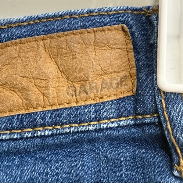 Garage Medium Denim Blue Mini Skirt - Image 4