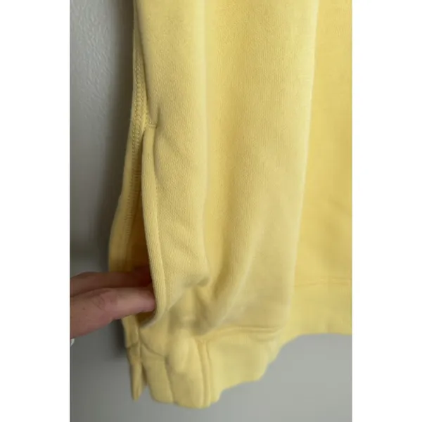 Free People Victory Mock Neck Sleeveless Sweatshirt Yellow Women's Size Large - Image 9