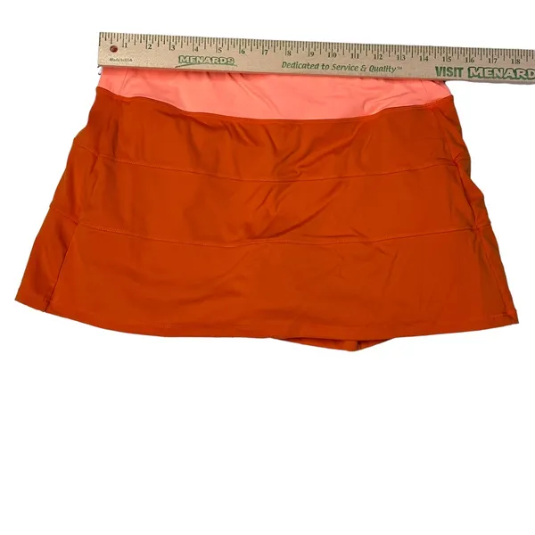 MECDAR Women's Athletic Tennis Golf Skort Skirt 2 Zip Pocket‎ Workout Size 8 - Image 6