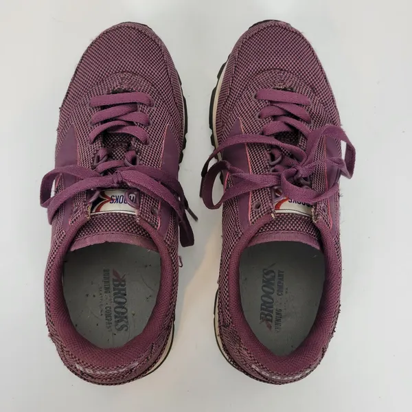 Brooks Heritage Chariot Womens Shoes 8.5 Purple Athletic Running Lace Up Sneaker - Image 4