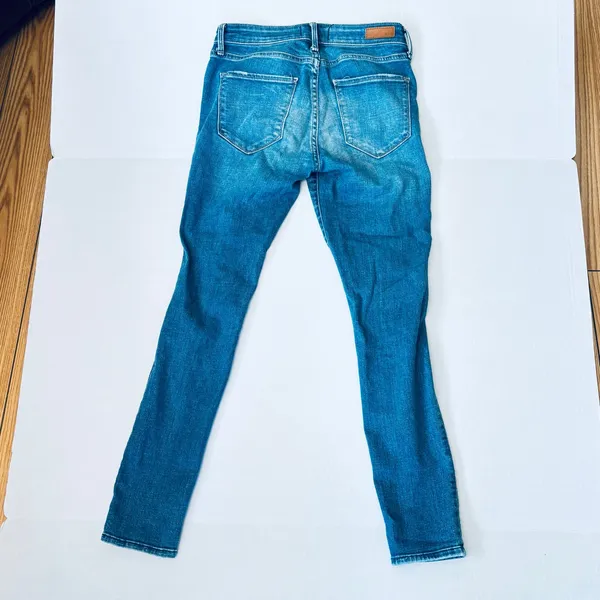 Abercrombie & Fitch Karper super skinny distressed faded blue jeans sz 00 - Image 11