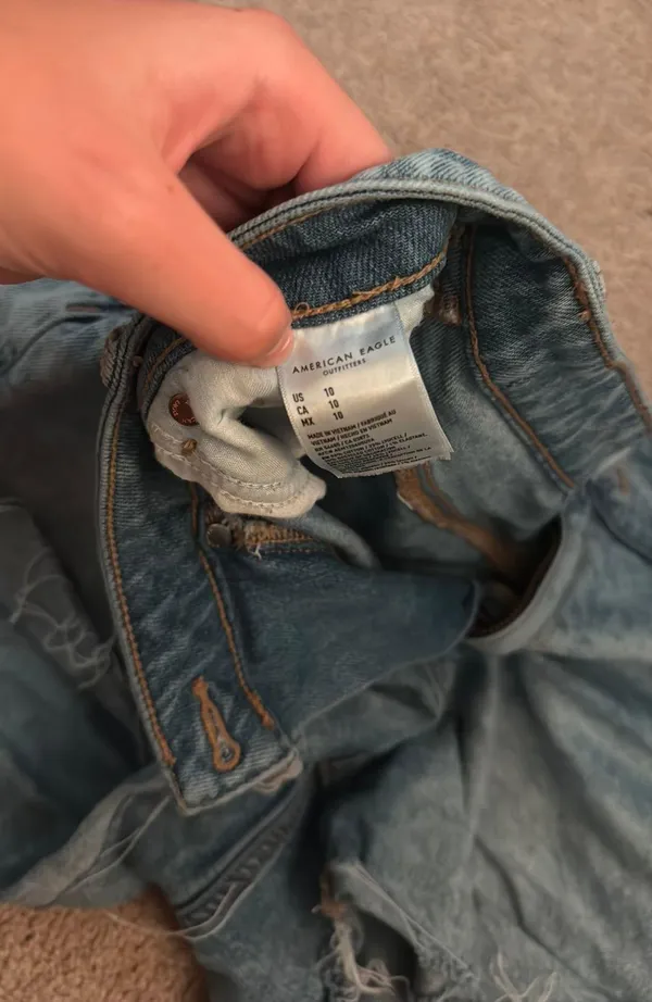 american eagle jean shorts - Image 3